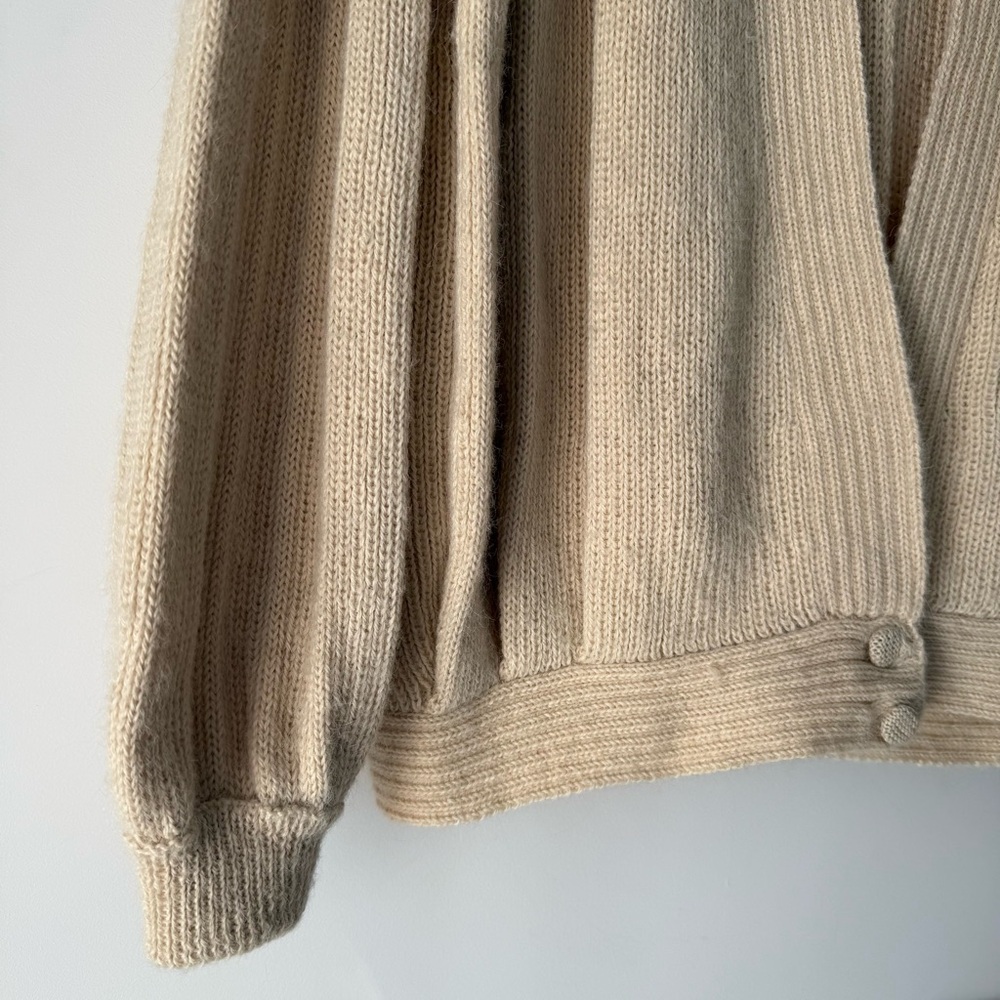 Vintage Cream Women's Mohair blend Cardigan - Picture 4 of 5